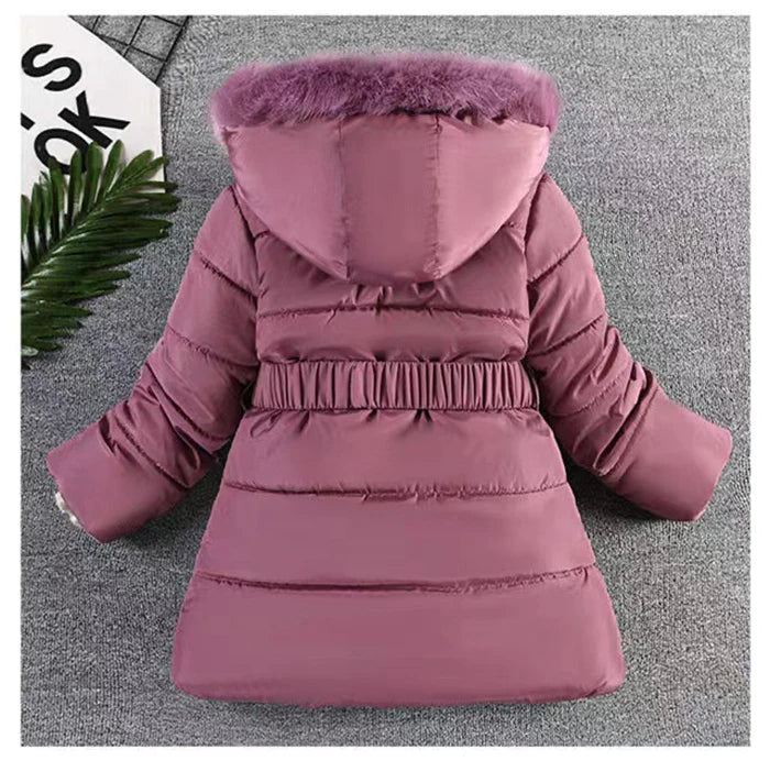 Parka d'hiver à capuche fille