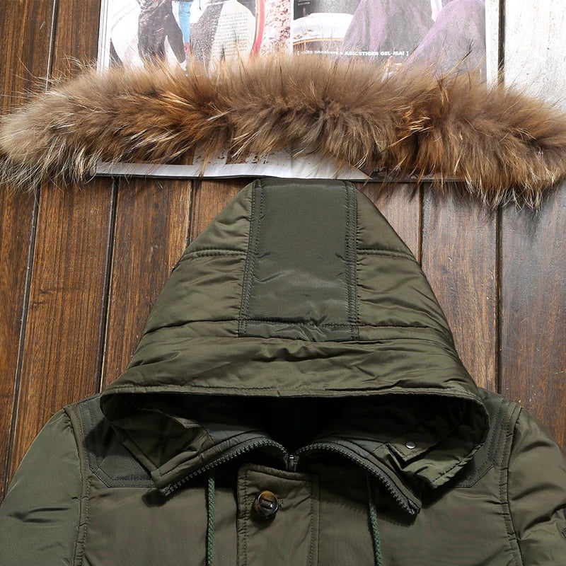 Parka d'hiver avec capuche amovible