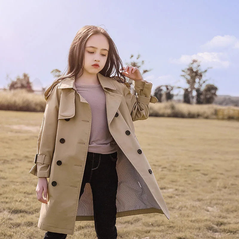 Parka légère de mi-saison fille