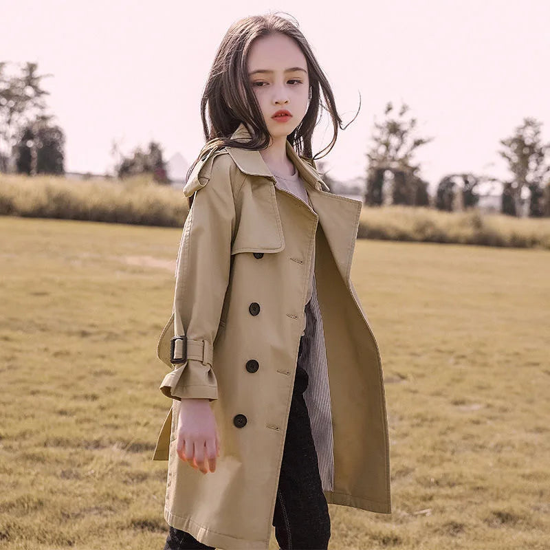 Parka légère de mi-saison fille