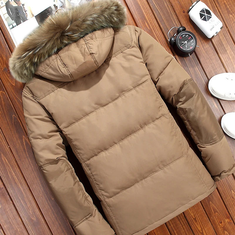 Parka d'hiver avec capuche amovible