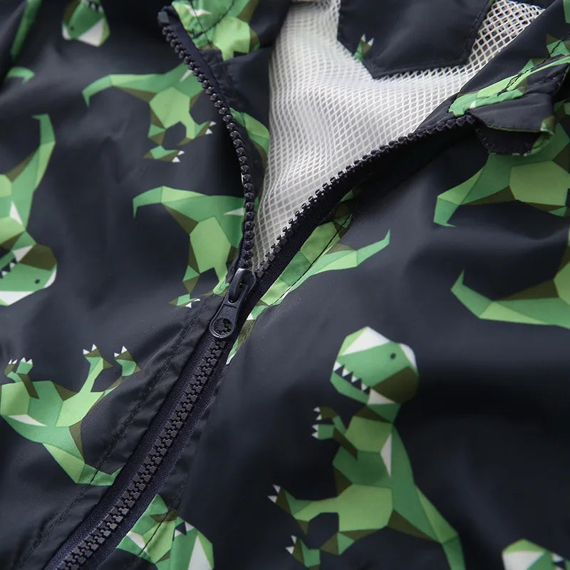 Parka légère à motifs