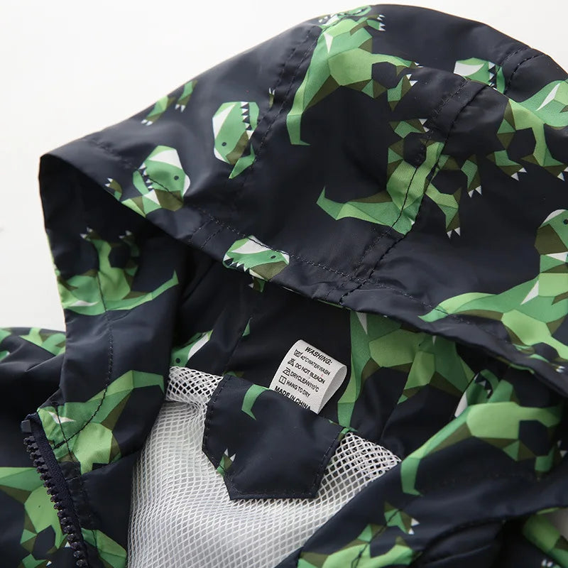 Parka légère à motifs