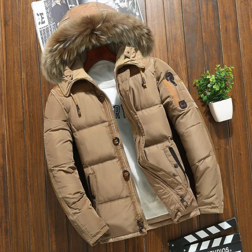 Parka d'hiver avec capuche amovible