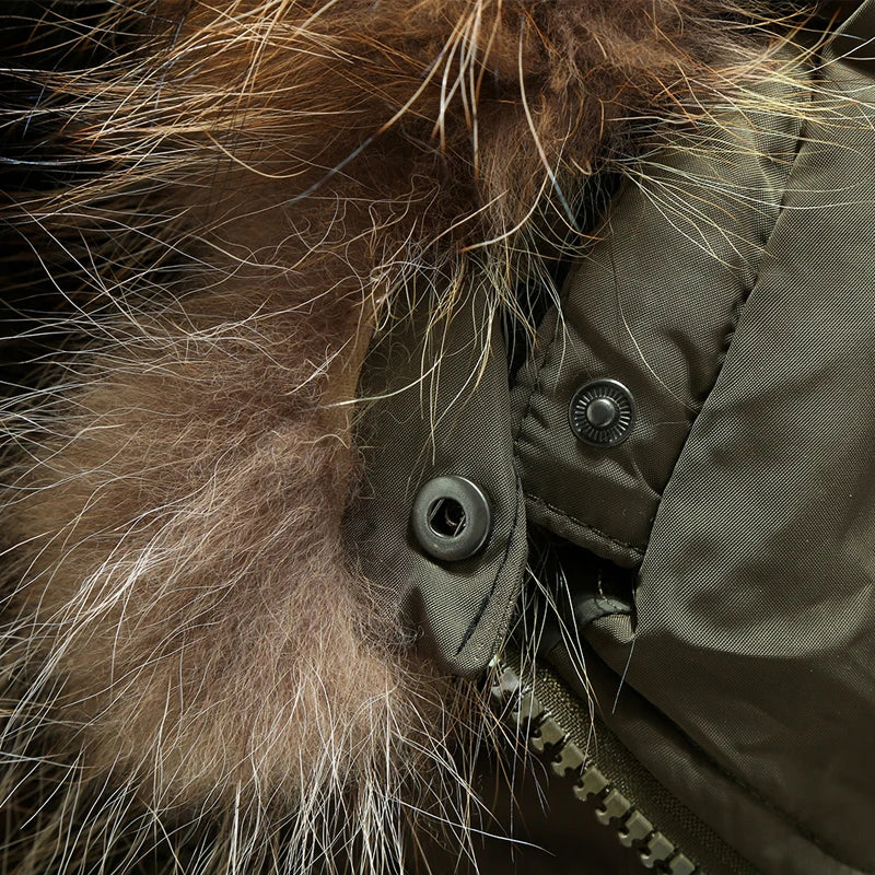 Parka d'hiver avec capuche amovible