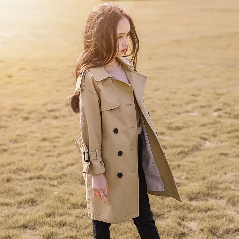 Parka légère de mi-saison fille