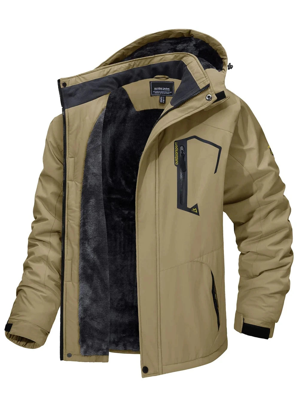 Parka de randonnée doublée polaire