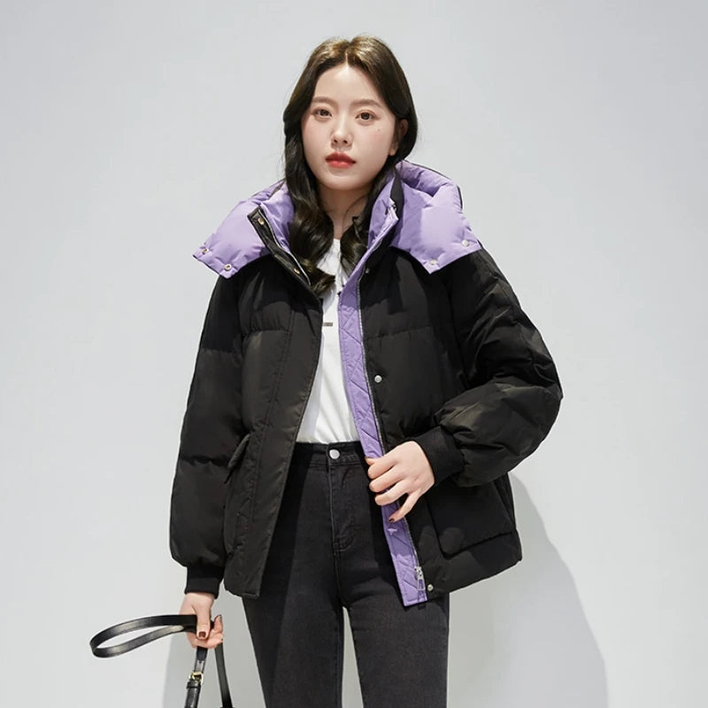 Parka chaude à capuche