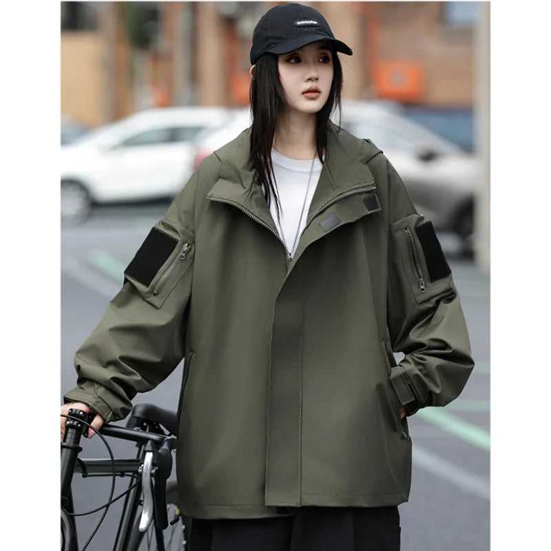 Parka à capuche large