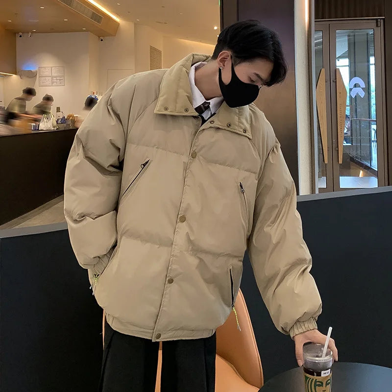 Veste matelassée oversize avec col