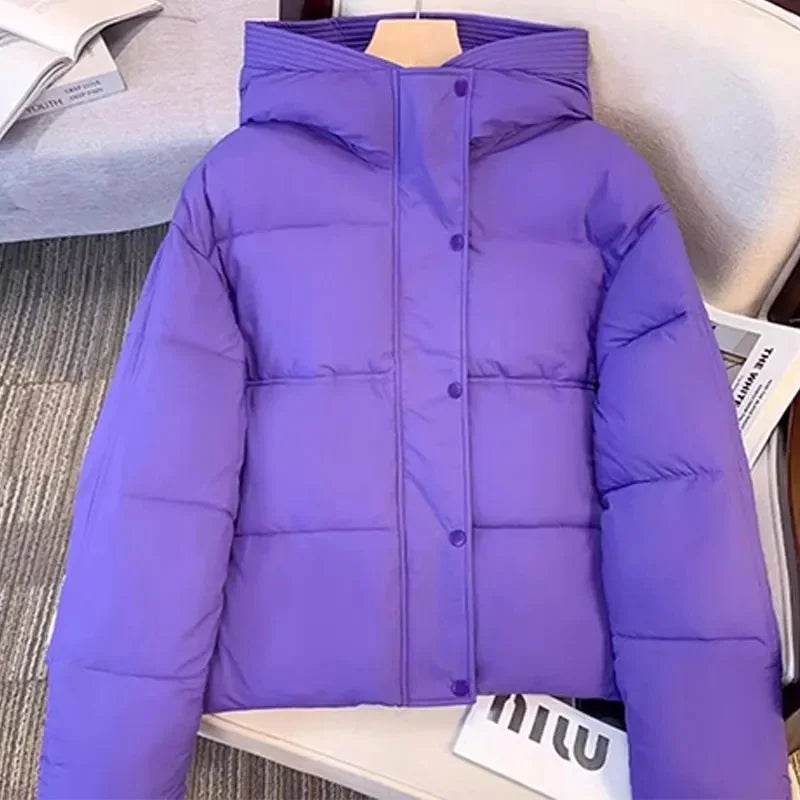 Parka à capuche chic