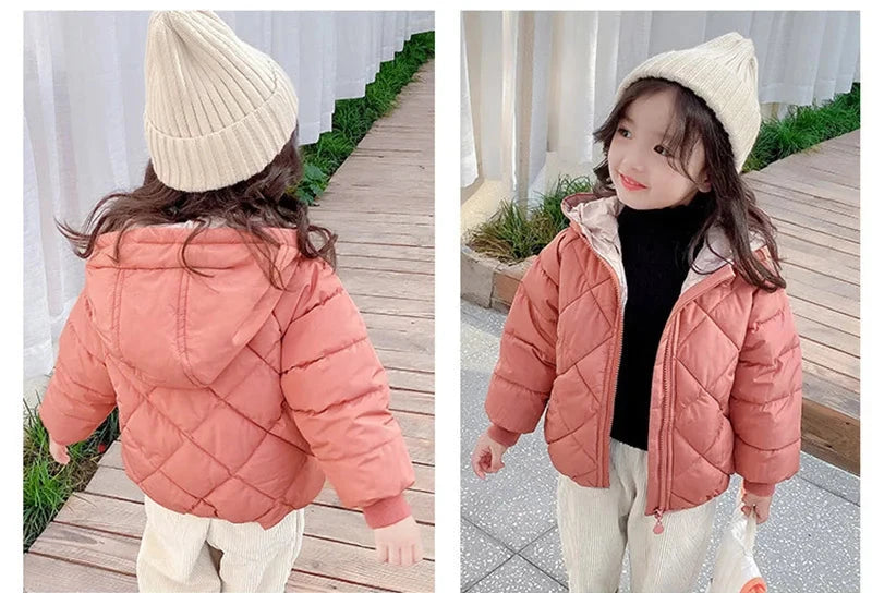 Parka à capuche matelassée