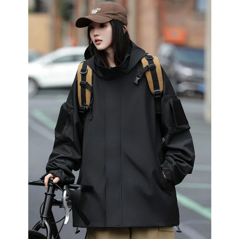 Parka à capuche large