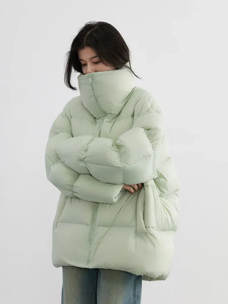 Parka oversize chic et moderne