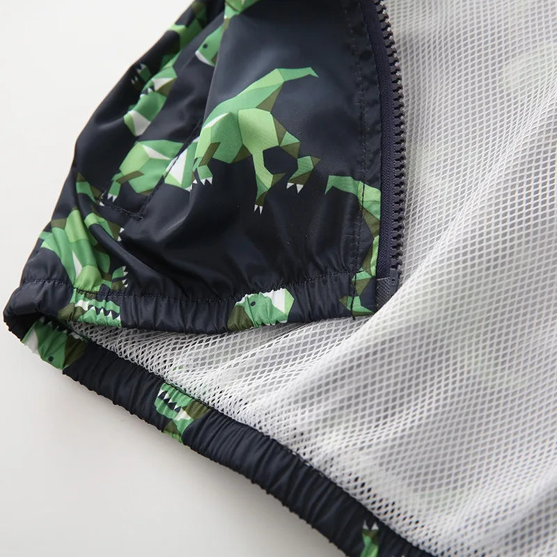 Parka légère à motifs