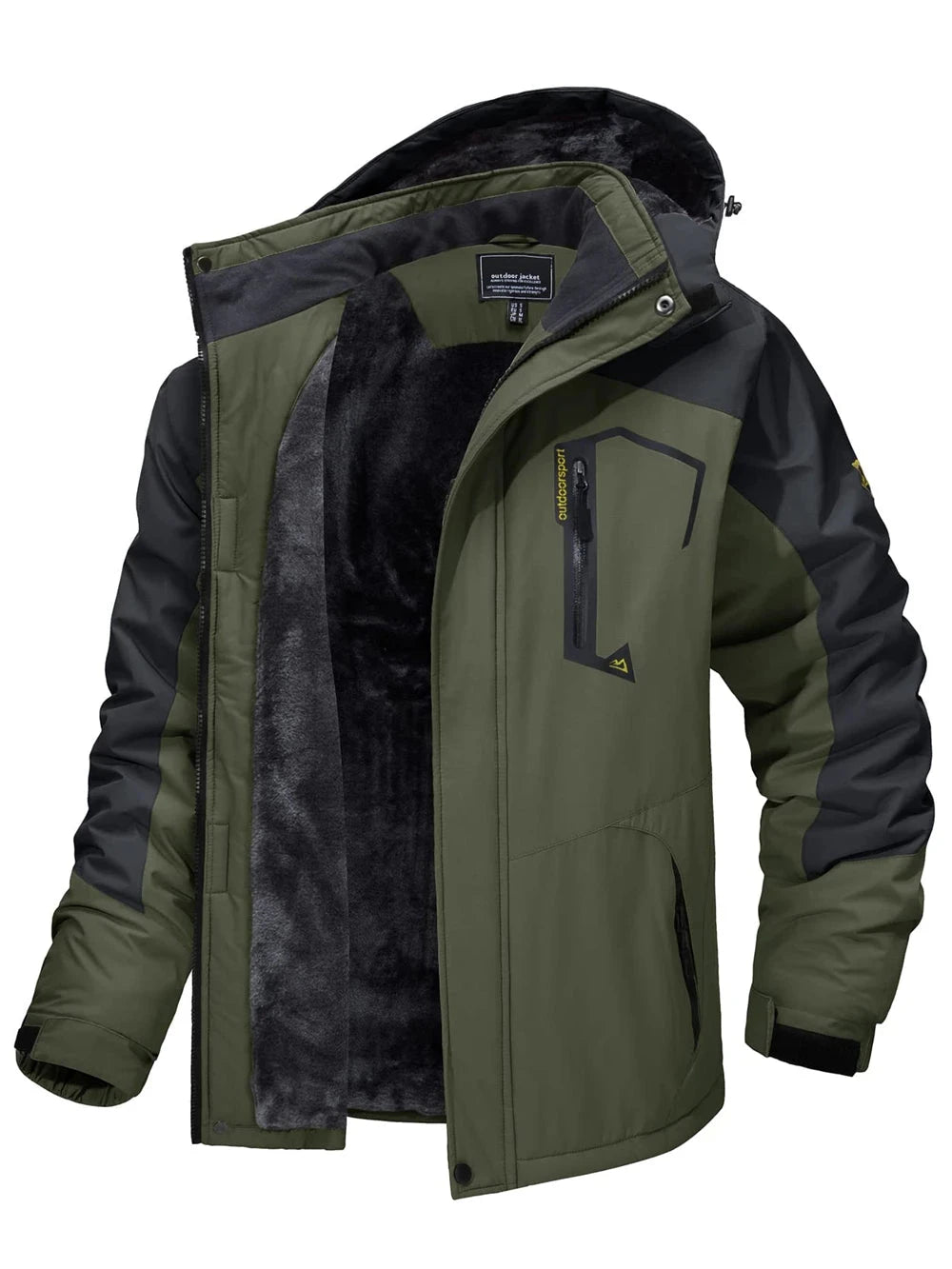 Parka de randonnée doublée polaire
