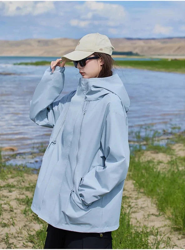 Parka coupe-vent femme