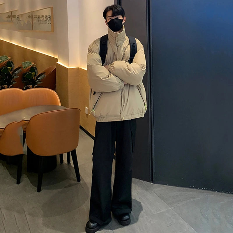 Veste matelassée oversize avec col