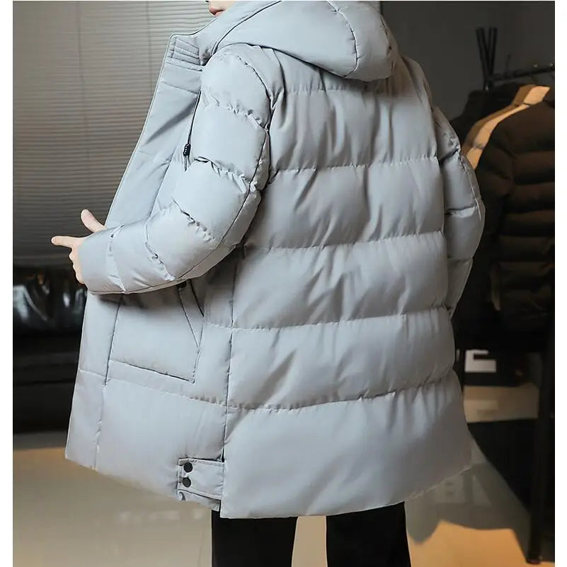 Parka longue à capuche