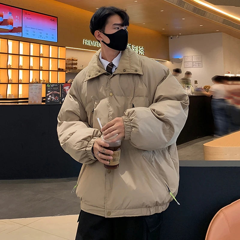 Veste matelassée oversize avec col