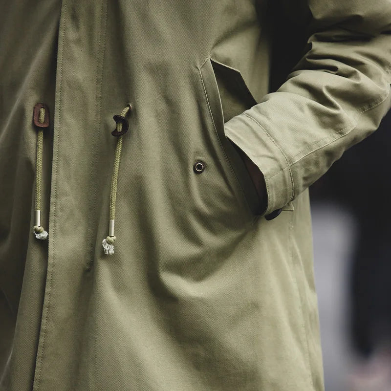 Parka à capuche casual