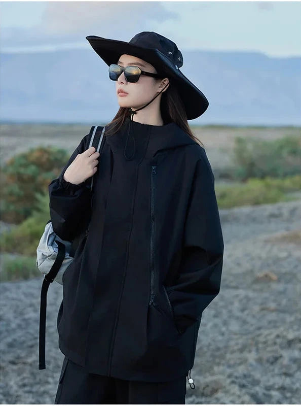 Parka coupe-vent femme