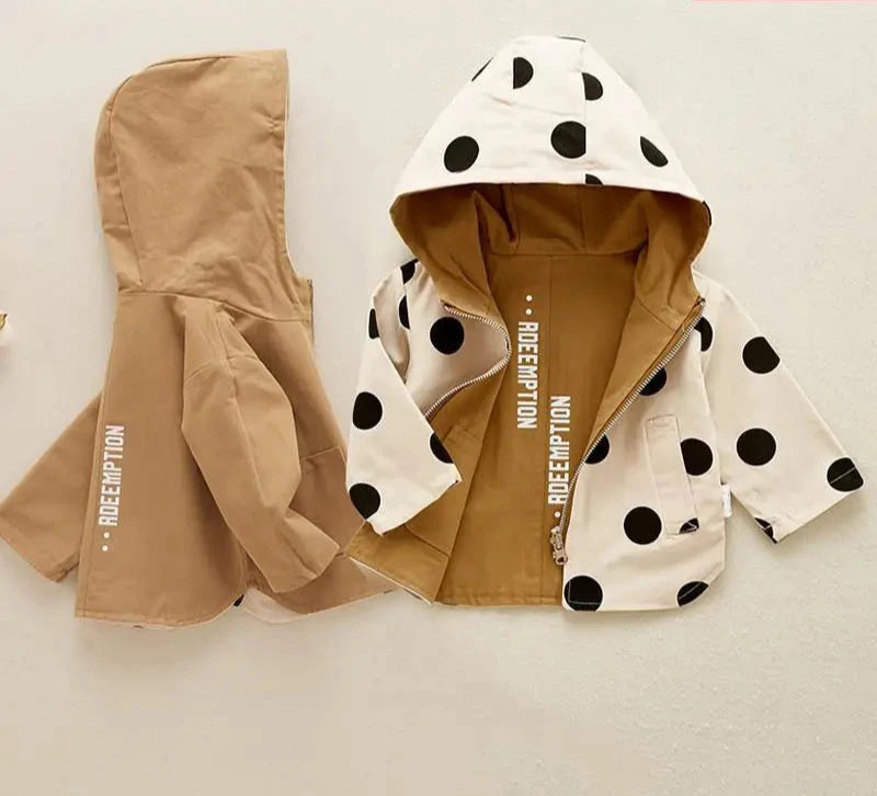 Parka légère réversible fille