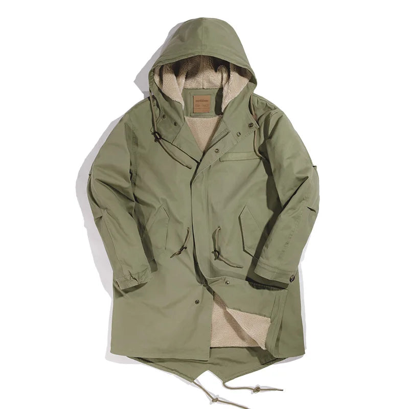 Parka à capuche casual