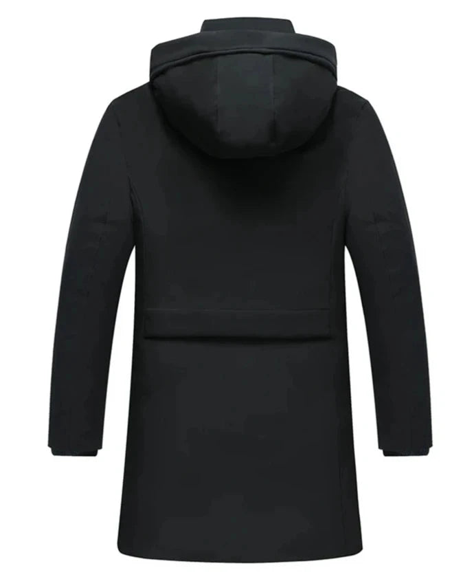 Parka homme à capuche isolante moderne