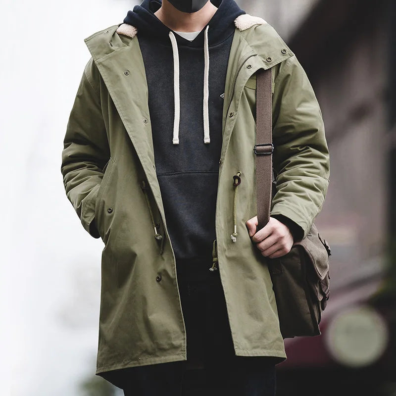 Parka à capuche casual