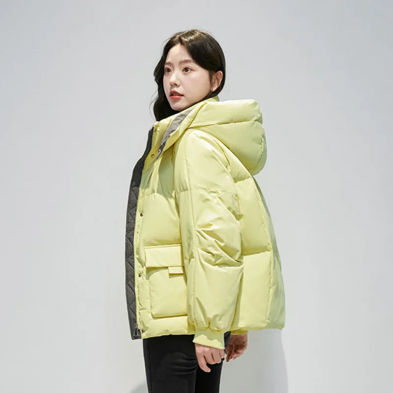 Parka chaude à capuche