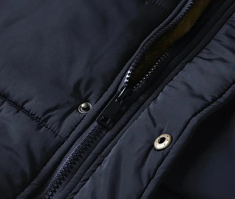 Parka d'hiver doublée fourrure