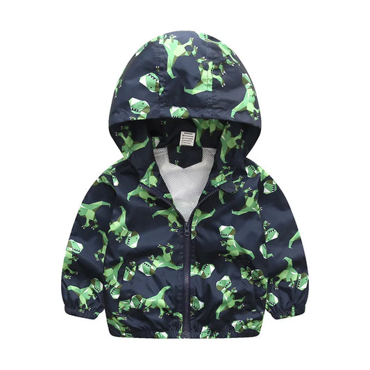 Parka légère à motifs
