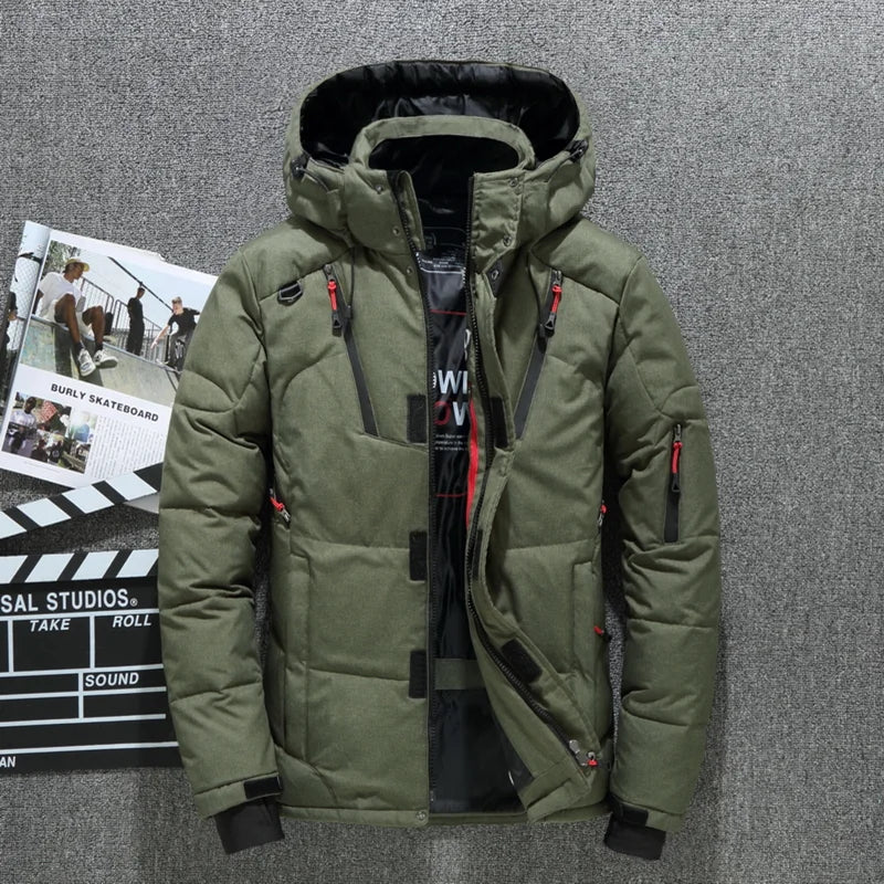 Parka d'hiver avec capuche et doublure