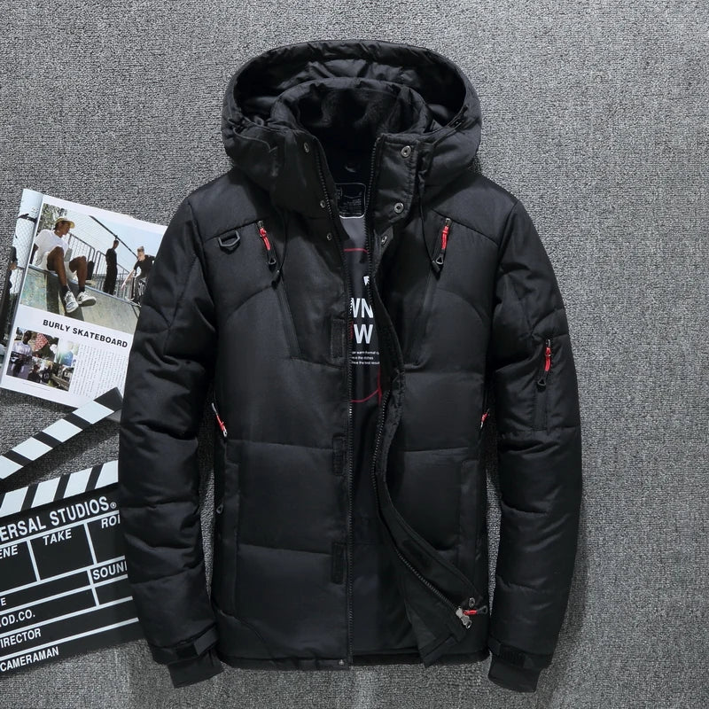 Parka d'hiver avec capuche et doublure