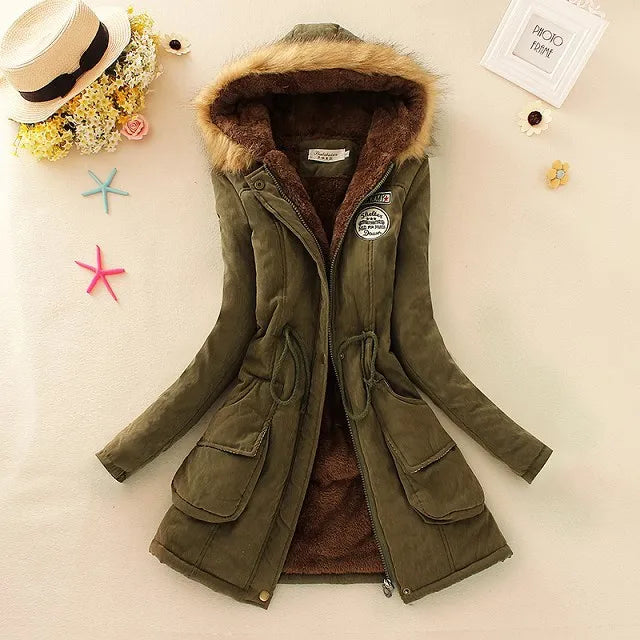 Parka doublée fourrure