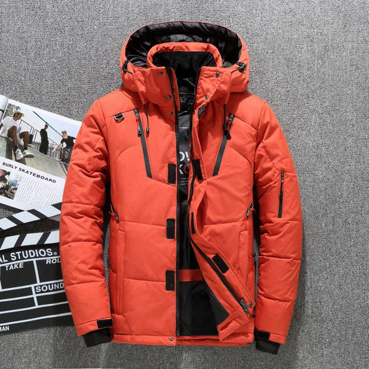 Parka d'hiver avec capuche et doublure