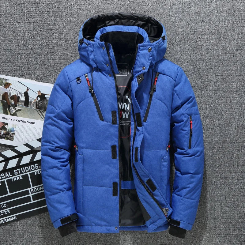 Parka d'hiver avec capuche et doublure