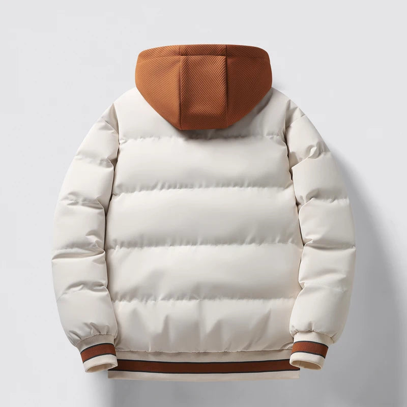Parka à capuche imprimé "Strong"