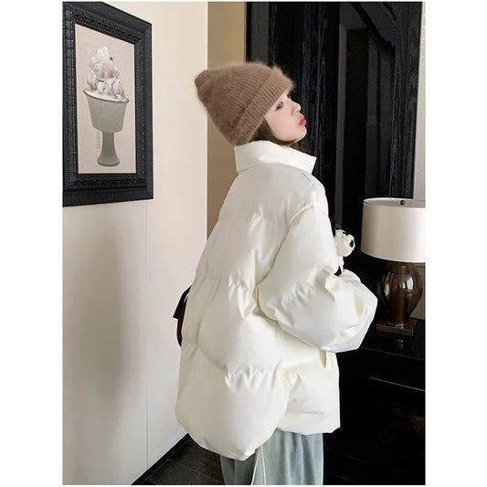 Parka oversize doublée avec capuche