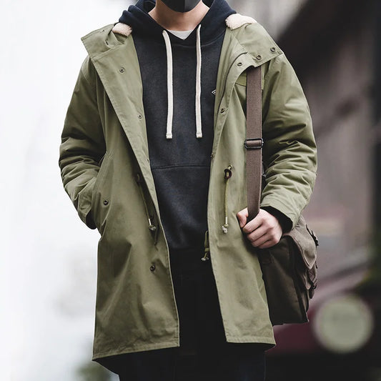 Parka à capuche casual