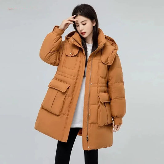 Parka matelassée avec grandes poches