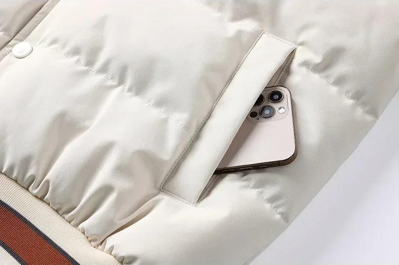 Parka à capuche imprimé "Strong"